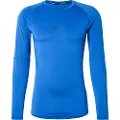 Nike Tætsiddende Nike Pro Dri-FIT-fitnessoverdel med lange ærmer til mænd - blå