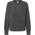 Pepe Jeans Pepe Jeanstil kvinder. PL702192 Irma Crew-jumper grå (XS), Casual, Akryl
