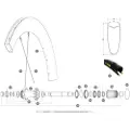 Mavic Comete Pro Carbon Sl C Disc Baghøjre Eger 12 Enheder