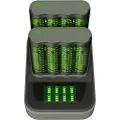 GP ReCyko 2x Speed-oplader M451 (USB) med ladestation D851 og 8 stk. AA 2600 mAh NiMH batterier