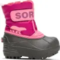 Sorel Soreltil piger. 2114102652 Snestøvler Snow Commander pink (22), Fast, Velcro, Udendørs, børnetøj