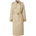 Ralph Lauren Lauren Ralph Laurentil kvinder. 297951259003 Dobbeltradet beige frakke (L), Casual, Bomuld