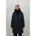 Ecoalf ECOALFtil kvinder. MCWGAJKGLAMO0255W24-319 Sort glamour-frakke (M), Casual, Genanvendt polister, Bæredygtig