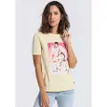 LOIS Jeans 133051-42227-2271 Paper Print T-shirt Med Korte ærmer