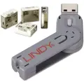 Lindy Port Blocker Usb White 4-pack