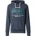 Superdry Superdrytil mænd. M2013687A Duo Vintage sweatshirt sort (M), Casual, Bomuld