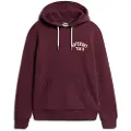 Superdry Superdrytil mænd. M2013957A Sweatshirt Tattoo Back Graphic Loose Hood rødbrun (S), Casual, Bomuld, Bæredygtig