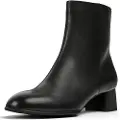 Camper Campertil kvinder. K400664-001 Katie ankelst (39), Læder, Sort, Stof, 5-8 cm, Lynlås, Casual