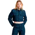 G-Star G-Startil kvinder. D25341-D785-001 Origins Selvedge-jakke blå (XS), Casual, Økologisk bomuld, Bæredygtig
