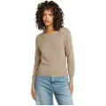 G-Star G-Startil kvinder. D23815-B146-B736 Moto Slim Strikket Pullover beige (XXS), Casual, Økologisk bomuld, Bæredygtig