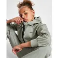 Nike Sportswear City Utility EasyOn-fleecehættetrøje med 1/2 lynlås til større børn - grå