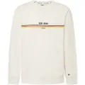 Pepe Jeans Pepe Jeanstil mænd. PM582693 Sweatshirt Sander hvid (XL), Casual, Økologisk bomuld, Bæredygtig