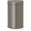 Brabantia Tryk-top skraldespand TOUCH BIN NEW 23 + 10 l, platin, Brabantia