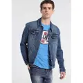LOIS Jeans Lois Jeanstil mænd. 175793651 Paco Clot Jakke blå (S), Casual, Bomuld, Denim, Lange ærmer