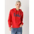 LOIS Jeans Lois Jeanstil kvinder. 464392220 Hættetrøje 135256 rød (XS), Casual, Bomuld, Lange ærmer