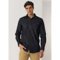 LOIS Jeans Lois Jeanstil mænd. 144963313 Navy denimskjorte (S), Casual, Bomuld, Lange ærmer, Blå