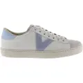 Victoria Victoriatil kvinder. 1126142 Berlin Sneakers Læder & Spaltlæder hvid, blå (37), Fast, Blonder, Casual