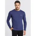 LOIS Jeans Lois Jeanstil mænd. 184153742 T-shirt 135359 navy (S), Casual, Bomuld, Lange ærmer, Blå