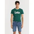 LOIS Jeans Lois Jeanstil mænd. 111923611 Bermudashorts 137751 blå (38), Casual, Bomuld, Denim