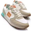 Mustang MTNGtil kvinder. 60080 Joggo Sneakers hvid, brun (36), Fast, Blonder, Casual