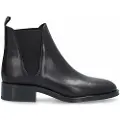 Alpe Alpetil kvinder. 234917 Sorte Couture-ankelstøvler i læder (37), 3-5 cm, Ingen, Casual