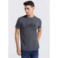 LOIS Jeans Lois Jeanstil mænd. 157253322 Grå kortærmet t-shirt (S), Casual, Bomuld, Korte ærmer