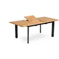Hillerstorp - NYDALA bord 96x150/200 cm - Sort - Spiseborde - - Homeroom