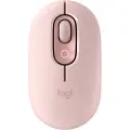 Logitech POP Mouse with Emoji - Rose - Mus - Optisk - 3 knapper - Pink