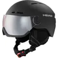 Head Knight, skihjelm med visir, sort