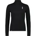Mons Royale Merino Cascade Flex Mock Neck Basislag - undertrøje sort