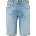 Pepe Jeans Pepe Jeanstil mænd. PM801081MN6 Stright Shorts blå (31), Casual, Bomuld, Denim