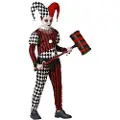 Atosa Uhyggelig Harlekin-kostume Til Børn