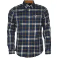 Barbour Barbourtil mænd. MSH4995 Skræddersyet langærmet skjorte Crossfell blå (L), Casual, Bomuld, Lange ærmer