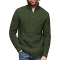 Superdry Jacob Cable Halv Lynlås Sweater