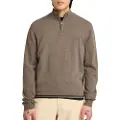 Timberland Timberlandtil mænd. TB0A2BF6BK11 Fleecejakke med 1/4 lynlås Cohas Brook brun (L), Casual, Bomuld