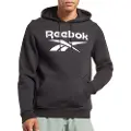 Reebok Identity Fleece Stacked Logo Pullover Sweatshirt