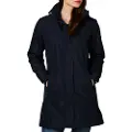 Helly Hansen Aden Long Insulated regnfrakke, mørkeblå