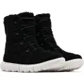 Sorel Soreltil kvinder. 2058881010 Explorer next ankelstøvler i læder sort (38), Fast, Blonder, Velcro, Casual