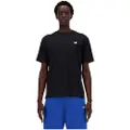 New Balance New Balancetil mænd. MT41509 Basic sports-T-shirt i sort bomuld (S), Casual, Korte ærmer