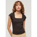Superdry Essential Square Neck ærmeløs T-shirt