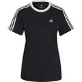 Adidas 3 Stripes Bf T-shirt Med Korte ærmer