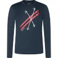 Super.natural Kryssede Ski T-shirt Med Lange ærmer
