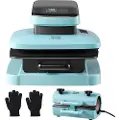 Vevor Auto Heat Press Machine Kit Tumbler Press 2-i-1, 15 x 15 i Smart T-Shirt Press Machine med Auto Release, Tumbler Press Machine til 11-30 oz Tumblers, til sublimeringsvarmeoverførselsprojekter