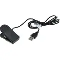OTB USB-opladerkabel/datakabel til Garmin Forerunner 230/235/630/735XT, Approach G10/S20, vivomove HR - 1m - Sort