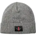 The Mountain Studio Cashmere Mix Cross Logo Beanie