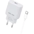 Beline PD 3.0 USB-C GaN-oplader - 30 W - hvid