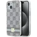 DKNY Dkhmp14shcptse Iphone 14.15.13 6.1 Bezowy Iml Checke Mono Pattern&printed Stripes Telefon Etui