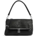 Abro ABROtil kvinder. 031481-82 Sort bikertaske (OSFA), Casual, Læder