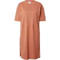Urban Classics Organic Oversized Slit Kortærmet Kort Kjole