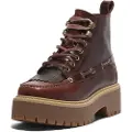 Timberland Timberlandtil kvinder. TB0A27YZEIW1 Stone Street ankelstøvler i læder, bordeaux (38 W), 3-5 cm, Blonder, Casual, Burgund